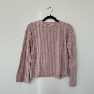 Zara blouse in rose/dusty pink color in size small